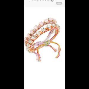 Women’s Bracelet Bundle 2 Pc Beaded Thread Style NWT Retail $49.50 - A116